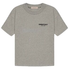 Fear Of God ESSENTIALS Dark Oatmeal Tee Shirt Size XS NWT Logo